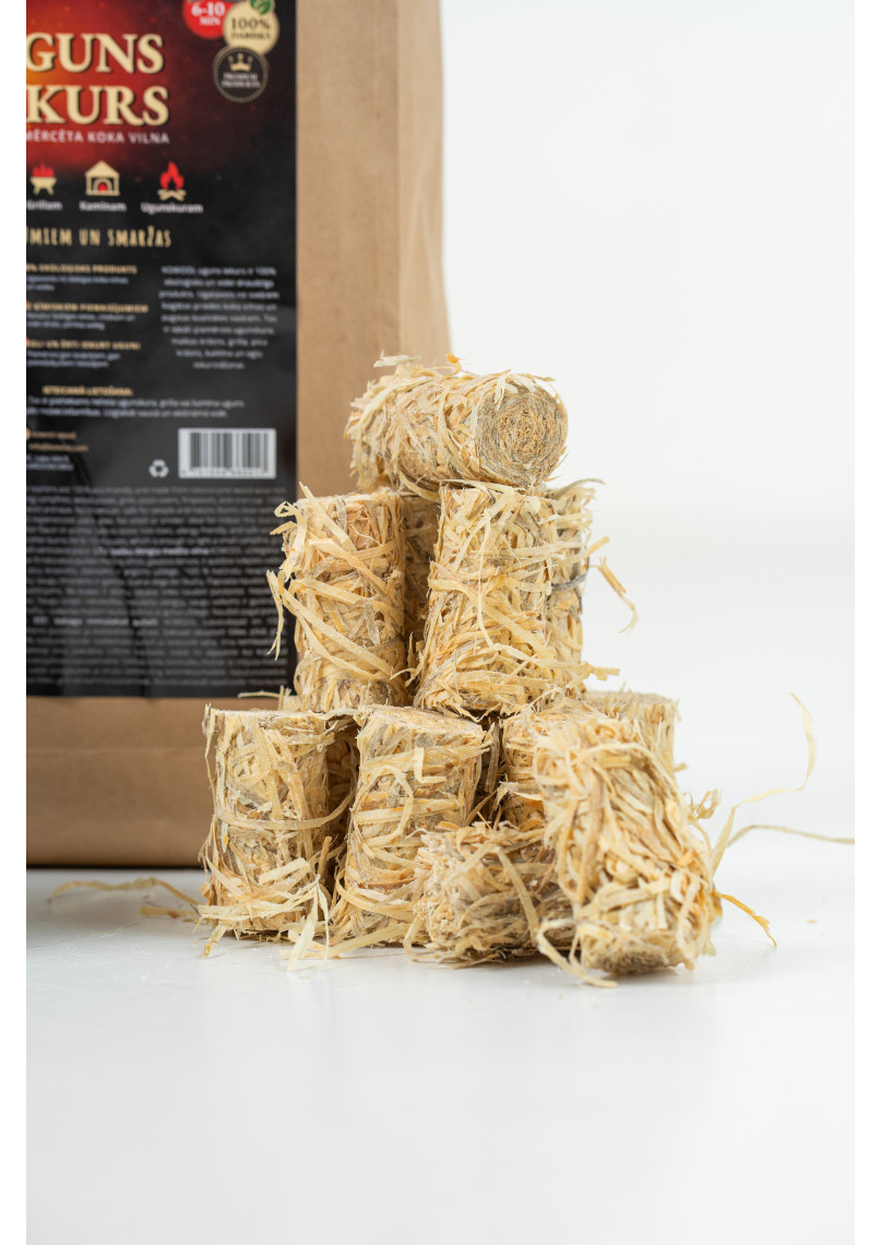 Uguns-Iekurs-Vaskā-Mērcēta-Koka-Vilna-2kg-150gab